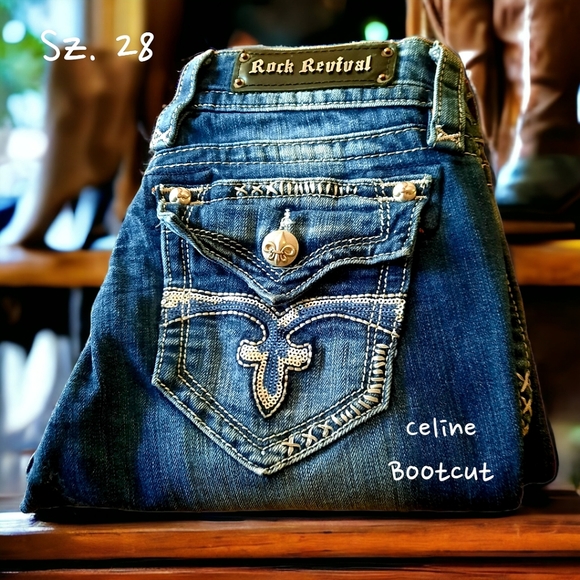 Rock Revival Denim - ROCK REVIVAL "Celine" Bootcut Jeans